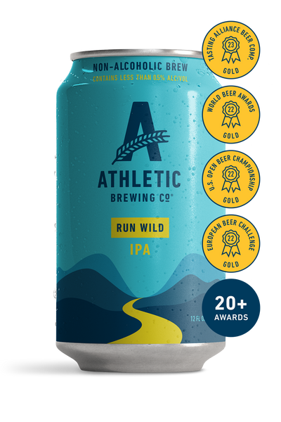 Athletic Brewing Co. Athletic Brewing Run Wild IPA — Non-Alcoholic Beer